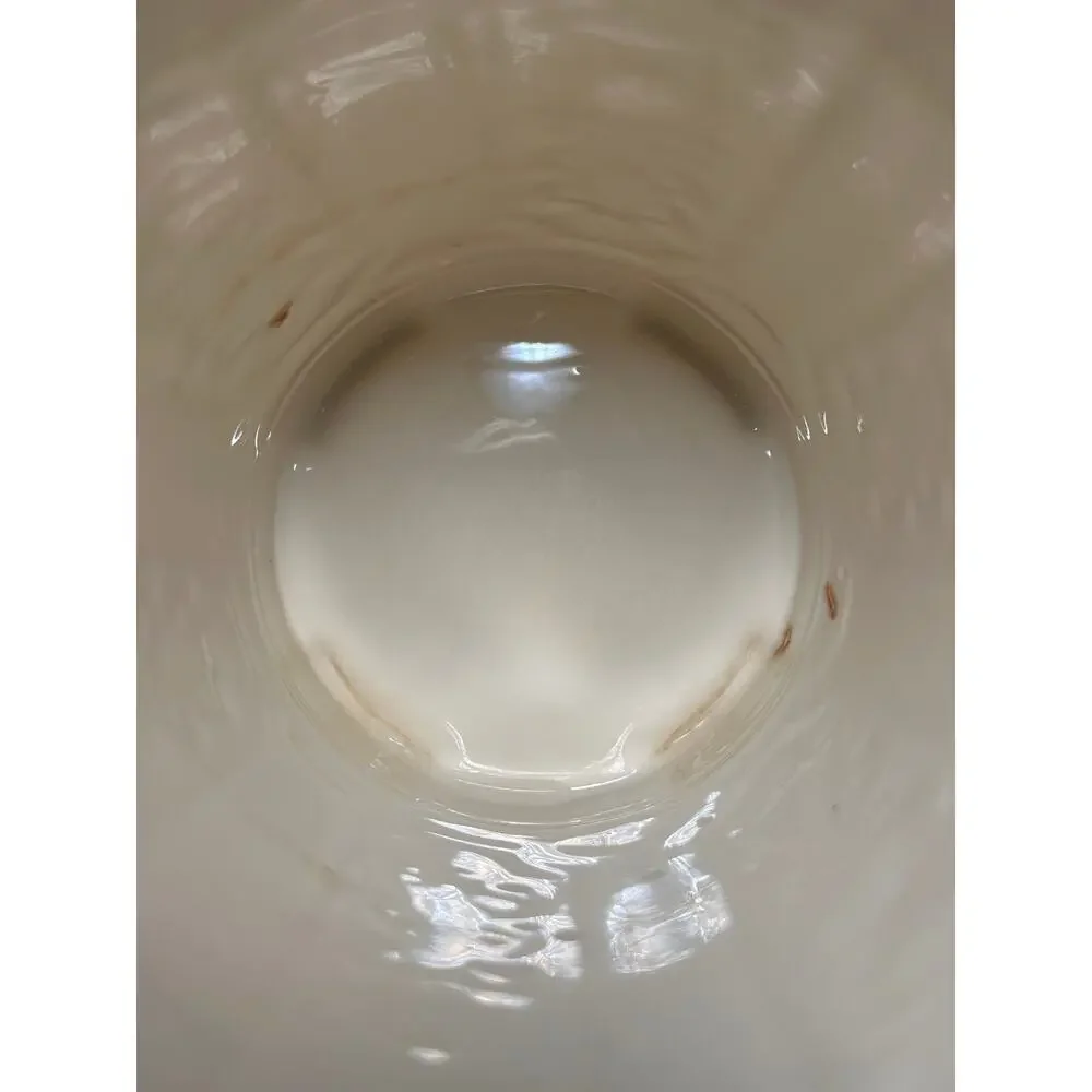 Lenox Versailles Footed Panel Vase Cream 24K Gold Trim Vintage USA 8.75”